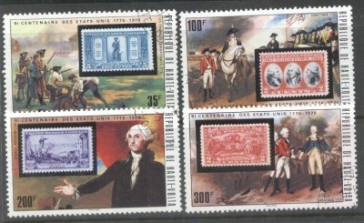 Haute Volta 1975 USA Bi-centennial, used AK.065 foto