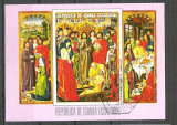 Eq. Guinea 1973 Religion, imperf. sheet, used N.009, Stampilat