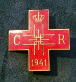 Insigna Regalista Romania Societatea Regina Elena 1941