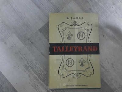 Talleyrand de E.Tarle foto
