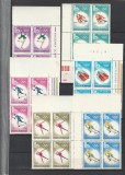 ROMANIA 1979 LP 997 OLIMPIADA DE IARNA LAKE PLACID BLOCURI DE 4 TIMBRE MNH
