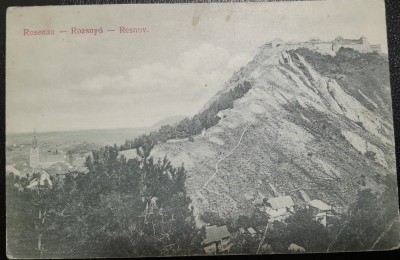 Carte postala, Rasnov, perioada interbelica foto