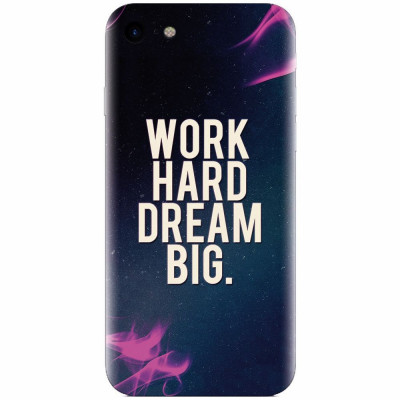 Husa silicon pentru Apple Iphone 5 / 5S / SE, Dream Big foto