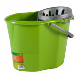 Set Galeata cu Storcator SCOTCH BRITE, 10x29x31 cm, 15L, Culoare Verde, Galeata pentru Curatenie Scotch Brite, Galeata pentru Mop, Galeti cu Storcator