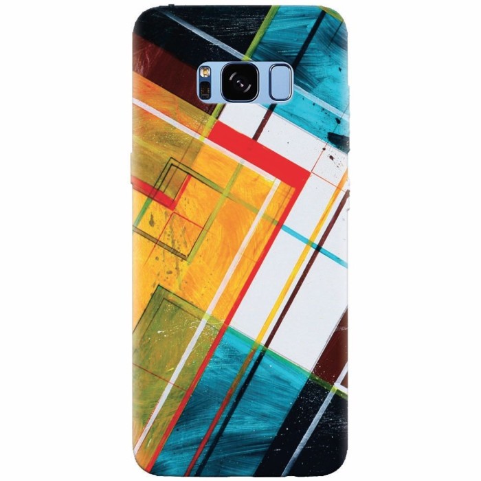 Husa silicon pentru Samsung S8, Abstraction Color Shape