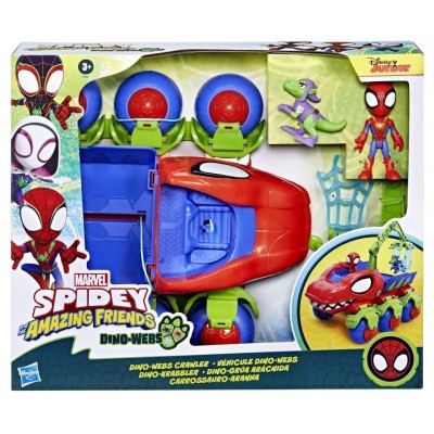 SPIDEY SI PRIETENII LUI UIMITORI MARVEL VEHICUL DINO WEBS CRAWLER foto