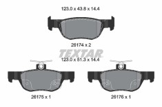 TEXTAR 2617401 Q+ set placute frana,frana disc foto