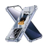 Husa antisoc pentru xiaomi 14t, airbag pro, clear, stay real