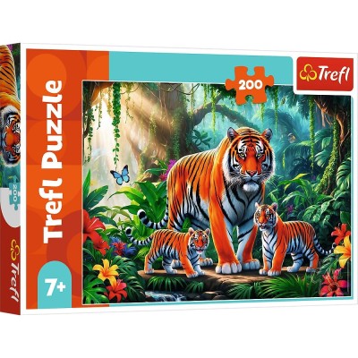 PUZZLE TREFL 200 OBICEIURILE TIGRULUI foto