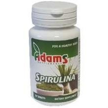 Alga Spirulina 400mg Adams Vision 30cpr Cod: adam00420 foto