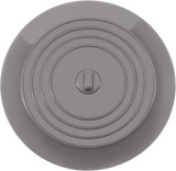 Capac din Cauciuc pentru Protectie Anti Gandaci si Mirosuri Neplacute, pentru Scurgere Sifon Pardoseala Baie sau Bucatarie, Gri, CBD CORAL BEST DEALS