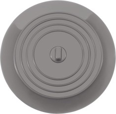 Capac din Cauciuc pentru Protectie Anti Gandaci si Mirosuri Neplacute, pentru Scurgere Sifon Pardoseala Baie sau Bucatarie, Gri, CBD CORAL BEST DEALS