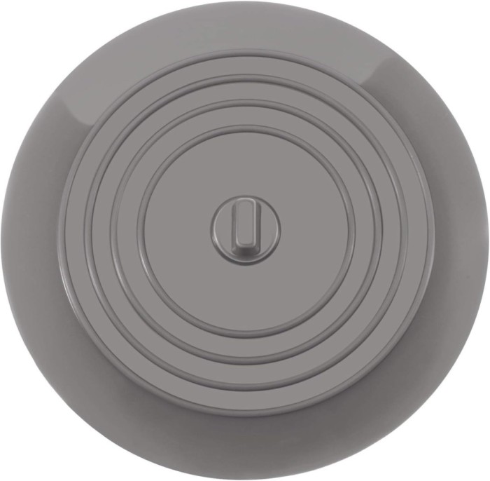 Capac din Cauciuc pentru Protectie Anti Gandaci si Mirosuri Neplacute, pentru Scurgere Sifon Pardoseala Baie sau Bucatarie, Gri, CBD CORAL BEST DEALS