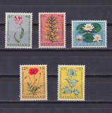 Olanda 1960 - Flori, serie neuzata