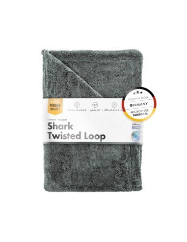 Prosop auto ultra absorbant Chemicalworkz Shark Twisted Loop Towel, 1400GSM gri 60x40 cm