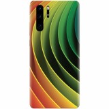 Husa silicon pentru Huawei P30 Pro, 3D Multicolor Abstract Lines