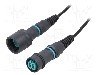 Conector fibra optica, {{Subtip conector}}, 2 pini, BULGIN - PXF6055AAB