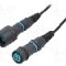 Conector fibra optica, {{Subtip conector}}, 2 pini, BULGIN - PXF6055AAB
