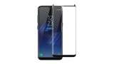 Folie de protectie pentru Samsung Galaxy S8, sticla securizata 5D, Negru-Transparent