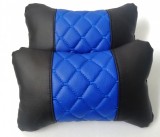 Cumpara ieftin Set de Perne universale pentru gat un confort mai bun in timpul unei calatorii lungi cu masina, albastru - negru, 2 buc