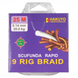 Fir textil 9 BRAID Hakuyo, lungime 25m, diametru 0.14 mm