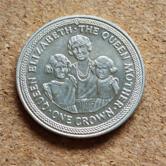 Insula Man Crown 1985 Elizabeth The Queen Mother