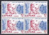 Spania 1984 - Istoria hispano-americană, Bloc de 4, MNH