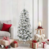 VidaXL Brad de Crăciun artificial cu ramuri articulare 150 cm PVC 3395591