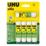 Set Lipici Stick, UHU, ReNature, Capacitate 8.2g, 5 Bucăți, Fără Solvent, Oem