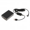 AC adapter USB ACK-E17 coupler DR-E17 LP-E17 replace Canon, Generic