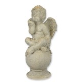 Ingeras ce trimite un sarut-statueta pentru gradina din rasini XW-27