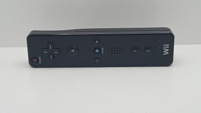 Nintendo Wii Remote - Negru - Original Nintendo - curatat si reconditionat foto