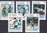 Zair 1984 sport Olimpiada MI 861-865 MNH