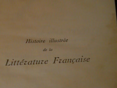 HISTOIRE ILUSTREE DE LA LITTERATURE FRANCAISE-E. ABRY-C. AUBIC-P. CROUZET-663PG- foto