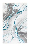 Cumpara ieftin Covor Living Aura Lux 53474A Albastru / Alb Moftx