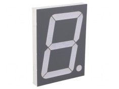 Afișaj LED 7 segmente 101,6mm 4 numere caroserie roșie 30-60mcd