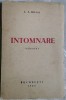 L. T. BOGA: INTOMNARE (Versuri, 1947) Ediție Princeps, Dedicație Alexandru Piru, Bibliofilie
