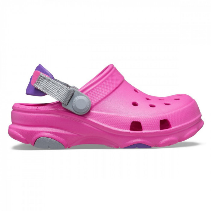 Saboți Crocs Kids&#039; Classic All-Terrain Clog Roz - Electric Pink
