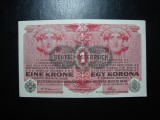 AUSTROUNGARIA 1 KRONE 1916 SUPRATIPAR DO XF/AUNC
