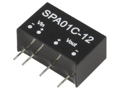 Convertor DC/DC 1W 36-75V la 12V 8-83mA SIP6 foto