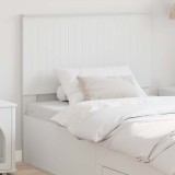vidaXL Tăblie cap cu headboard Alb 100 cm Lemn compozit 887791