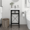 VidaXL Cadru chiuvetă de baie, negru, 40x38x83 cm, fier 338499