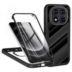 Husa pentru Xiaomi Redmi Note 14 Pro+ 5G / Note 14 Pro 5G / Poco X7, Techsuit, ColorVerse 360, Neagra