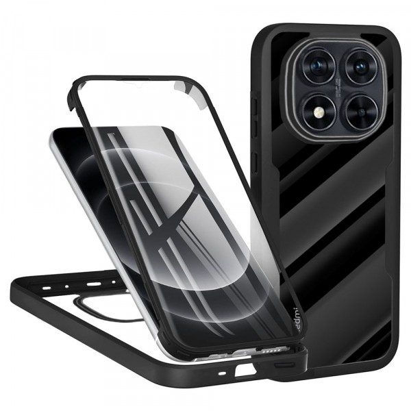 Husa pentru Xiaomi Redmi Note 14 Pro+ 5G / Note 14 Pro 5G / Poco X7, Techsuit, ColorVerse 360, Neagra