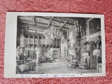 Carte postala, Castelul Peles, Sala de Muzica, perioada interbelica