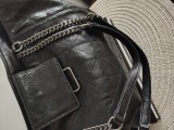 Geantă Zara Shopper Bag neagră, matlasată, &icirc;ncăpătoare, stare foarte bună