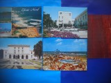 HOPCT LOT NR 704 LITORAL ROMANIA -CT-5 CARTI POSTALE-RSR-NECIRCULATE, Circulata, Printata, Constanta