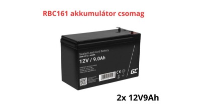 Pachet de baterii de &amp;icirc;nlocuire APC APCRBC161 (2x 12V 9Ah) foto