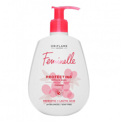 Gel protector pentru igiena intimă Feminelle, cu merişoare (Oriflame) foto