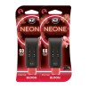 Pachet 2 x Odorizant auto grila ventilatie Puf-Puf K2 Neone Eternal Bloom